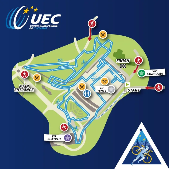 2022 European Championships course - Namur