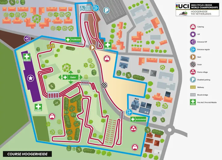 Course Hoogerheide 2023 World Championships