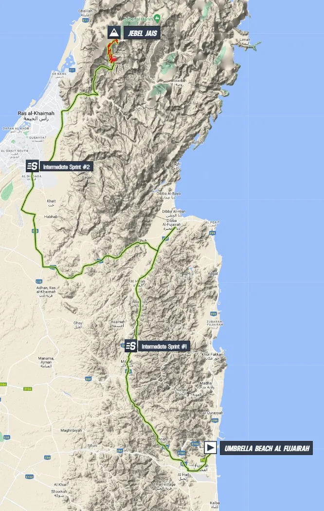 UAE Tour 2023 stage 3