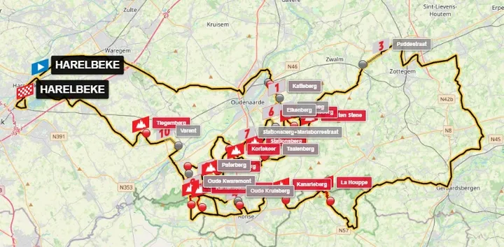 Map E3 Saxo Classic 2023