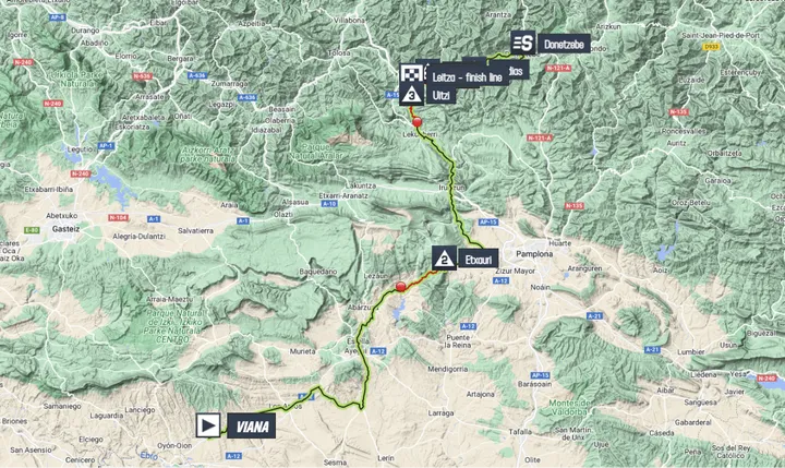 Map Itzulia Basque Country 2023