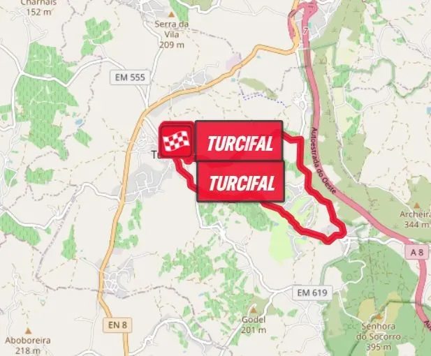 Mapa Percurso do Prólogo