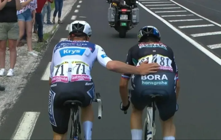 Kittel não gostou do gesto e achou-o uma completa falta de respeito&nbsp;