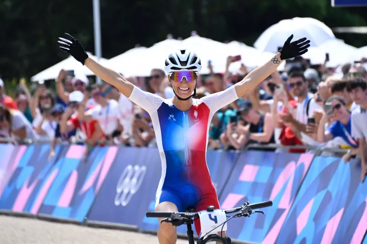 Ferrand-Prevot finally clinched Olympic gold in front of a rabid French crowd in Paris