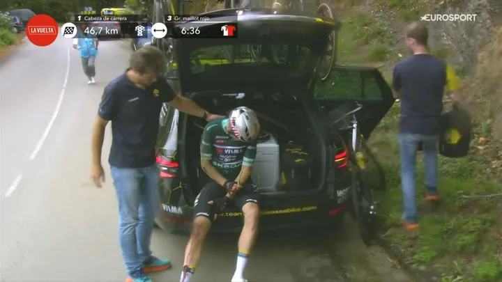 Wout van Aert abandona a Volta a Espanha 2024
