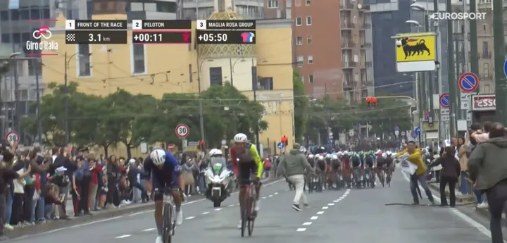 Protesters spelled the end of today's breakaway