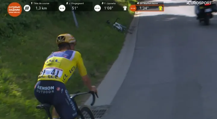 Remco explodiu na ultima subida do dia