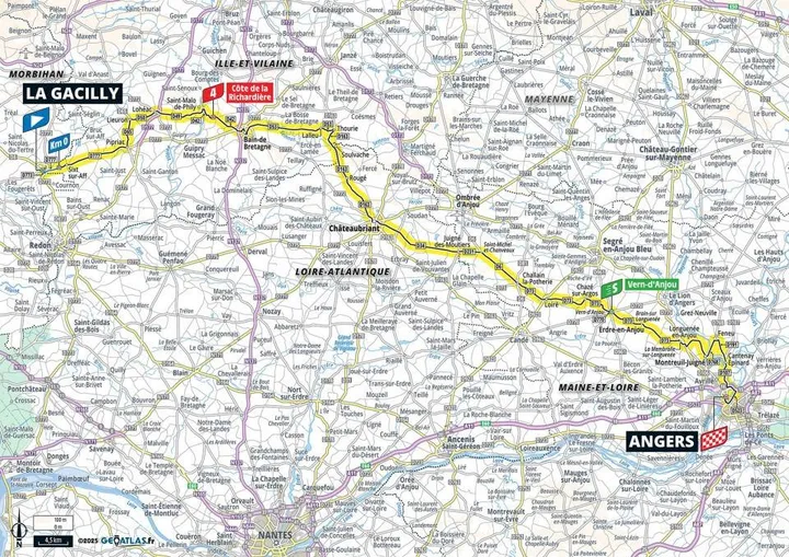 Tour de France Femmes stage 3 profile 2025