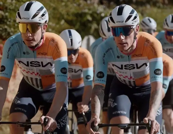 Jersey da NSN Cycling Team para a temporada de 2026