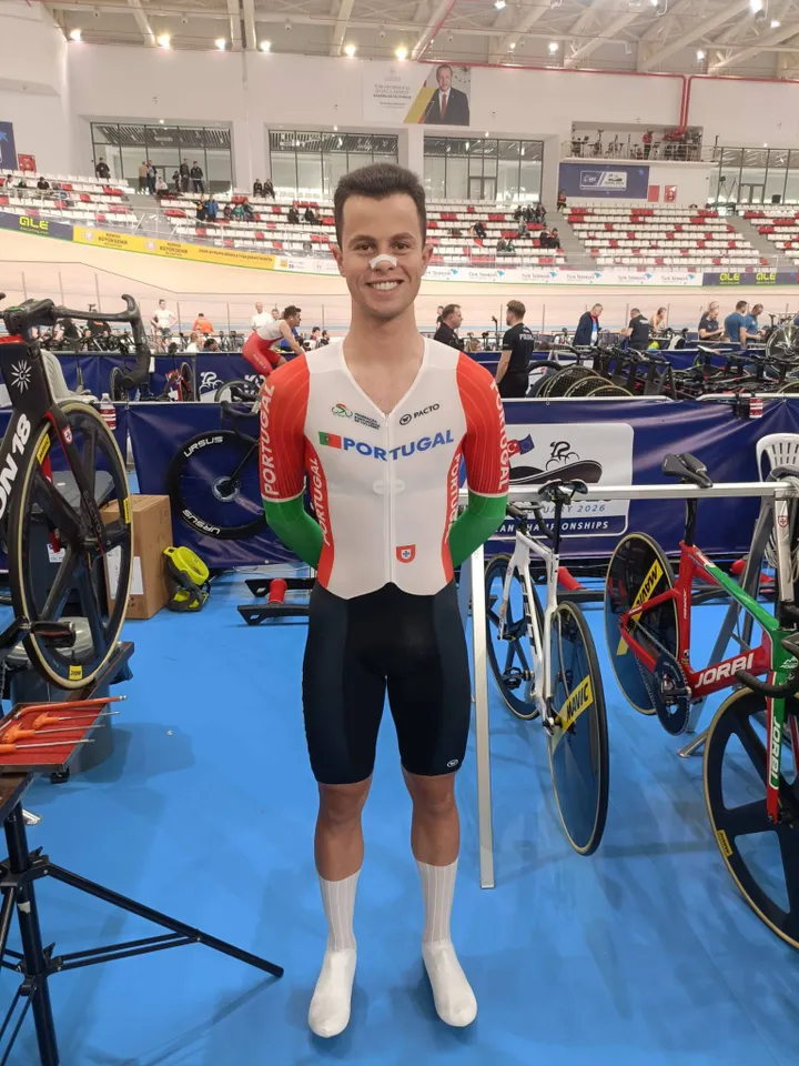 Miguel Salgueiro na pista de Konya, antes do azar lhe ter batido à porta