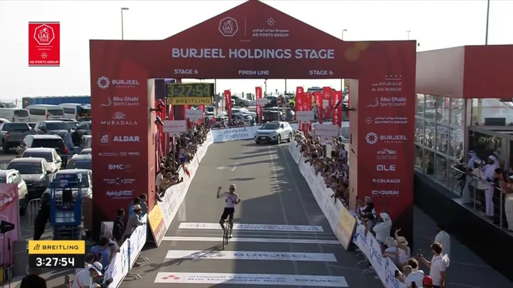 Isaac del Toro won the 2026 stage 6 of the UAE Tour