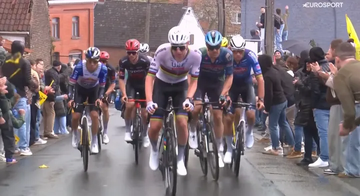 Rick Pluimers was part of the race's decisive move