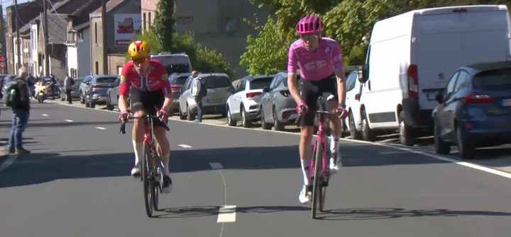 Andreas Leknessund and Jardi Christiaan Van Der Lee at the front of the race