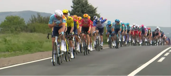 Ryan Mullen spent much of the day setting the pace in the peloton.