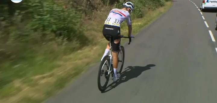 Samuel Watson crashed at high speed and was left badly battered.