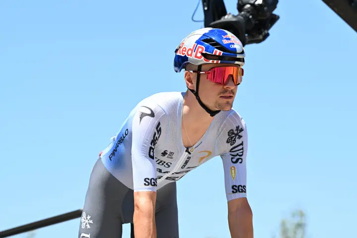 Tom Pidcock on stage 2 of the 2026 Tour de France