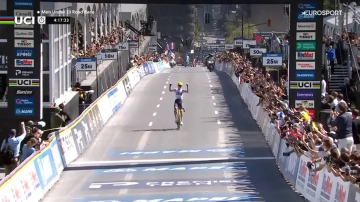 Ashlin Barry won the Montréal Under-23 Worlds.