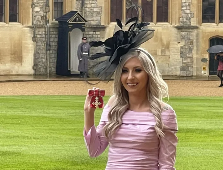 Fallon Sherrock on receiving her MBE status