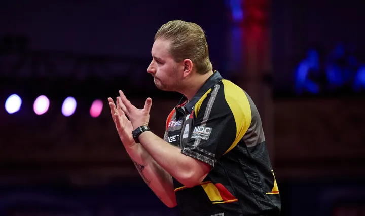 Dimitri Van den Bergh won eerder dit jaar de UK Open en een Players Championship