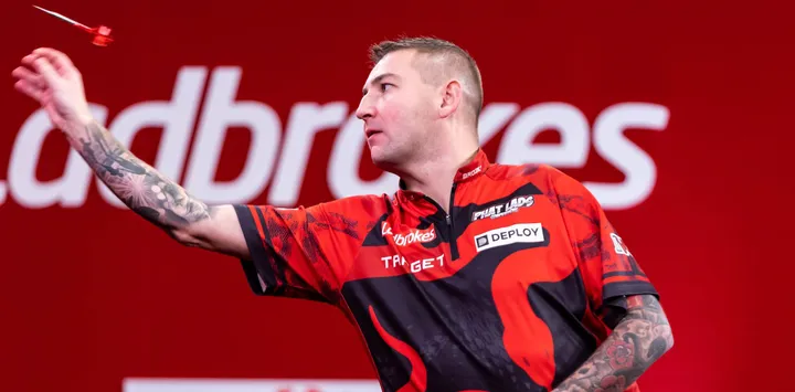 Nathan Aspinall in actie