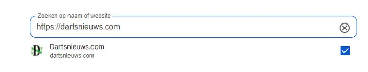 Volg Dartsnieuws op Google!
