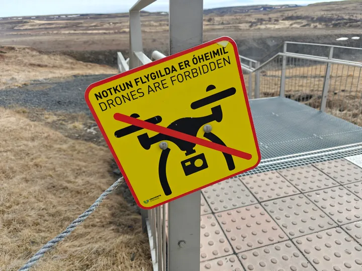 verboden te dronen