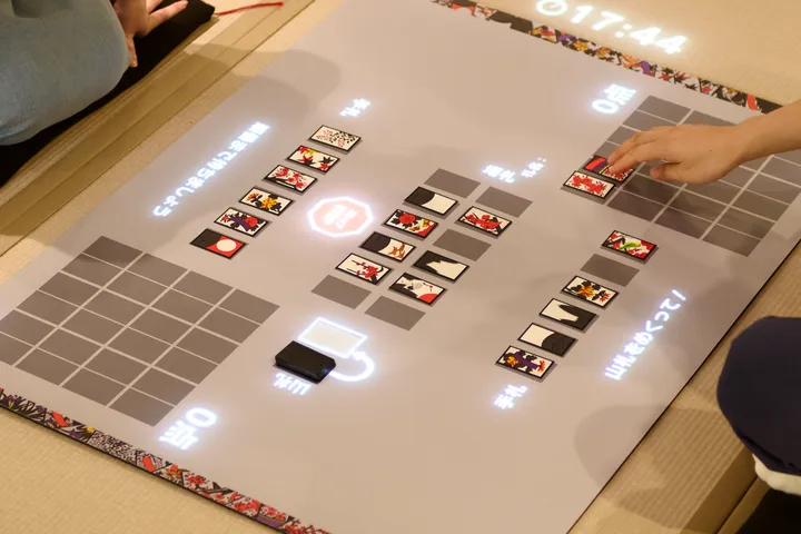 nintendomuseum 07 workshop play room try playing hanafuda