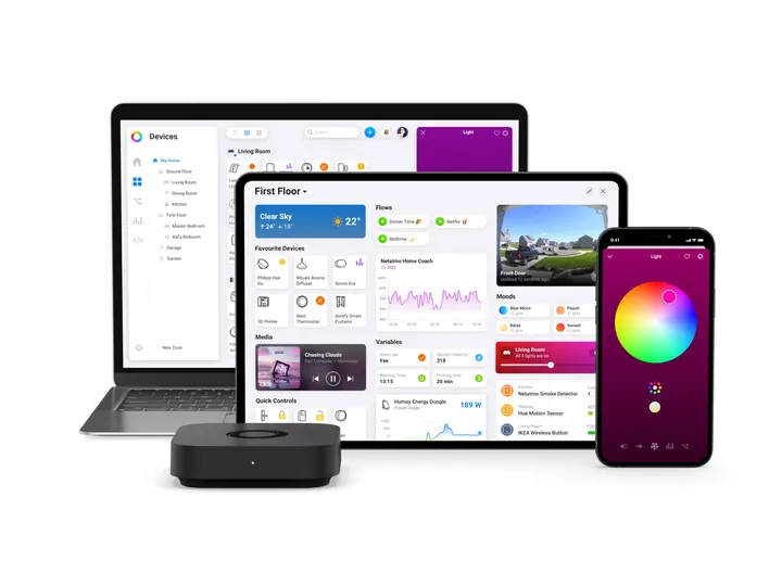 homey pro mini web app mobile app