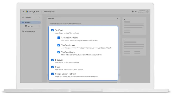 demand gen channel controls