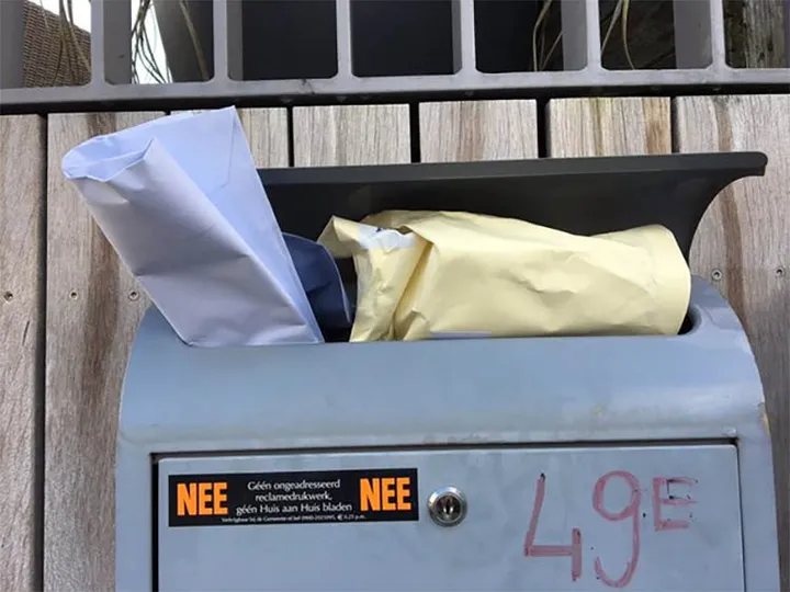 pakketje proppen