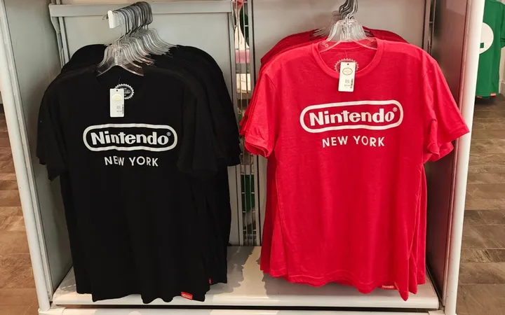 nintendo store shirts