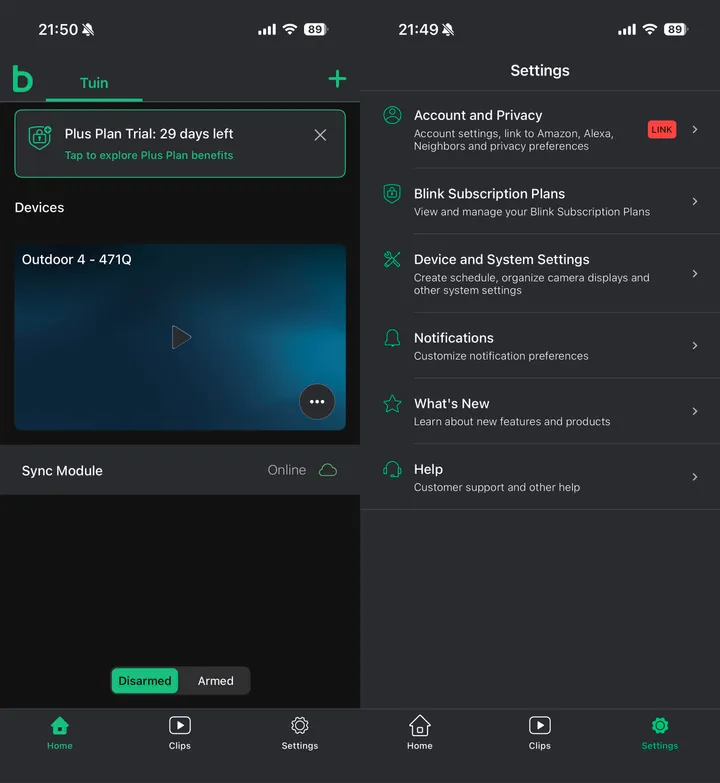 blink app