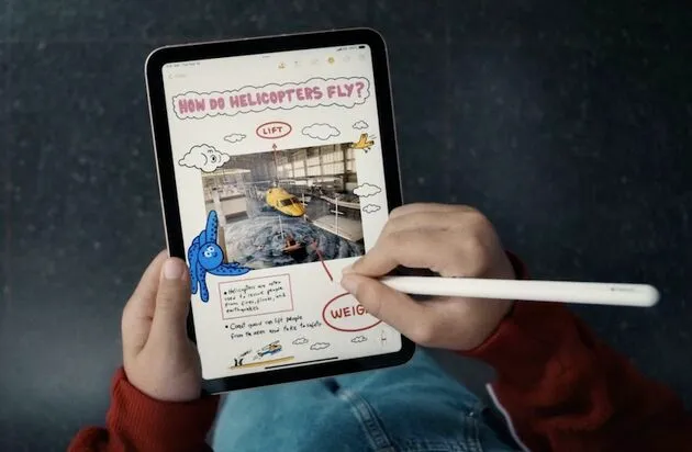 Die nieuwe iPad mini is compacter \u00e9n kan met de Apple Pencil 2 gebruikt worden.