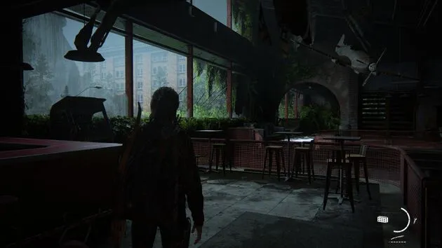 <i>Een aardig deel van de game speelt zich binnen af, in een vaak donkere setting.</i>
