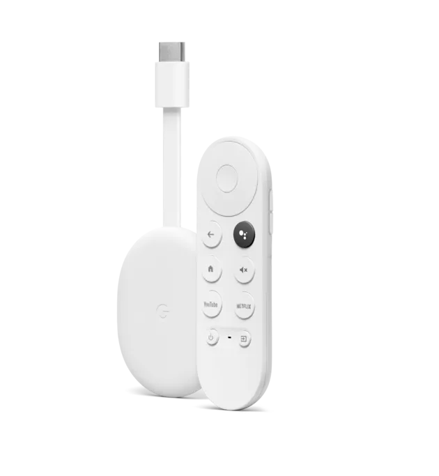 Chromecast with Google TV and Chromecast Voice Remote 1