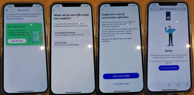 coronacheck overbelast