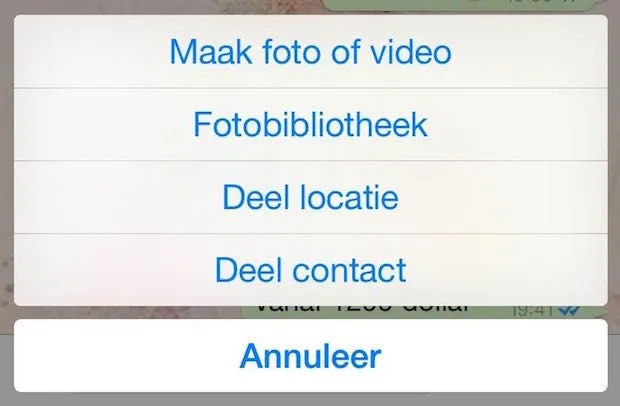 Deel Locatie in Chat
