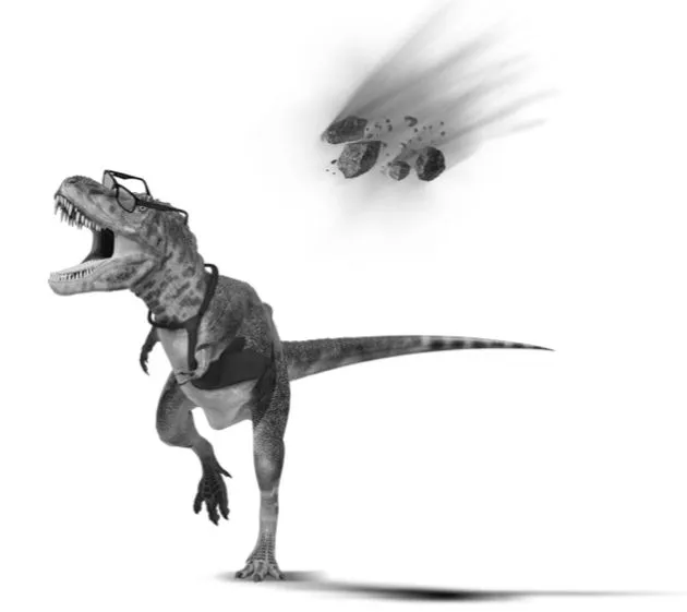 <em>\u201cHi Dinosaur, meet your Meteor!\u201d<\/em>
