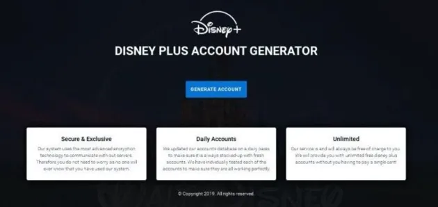 Account aanmaken bij Disney, dus niet!