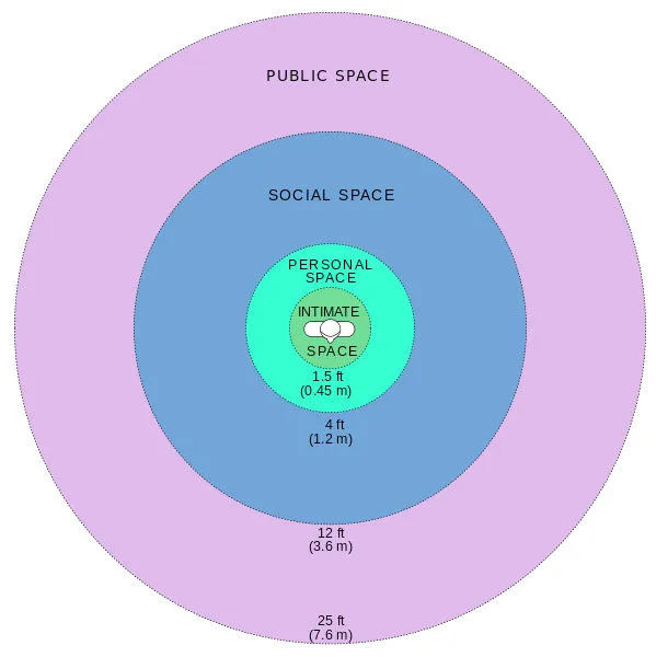 Onderzoek van Edward T Hall naar je personal space