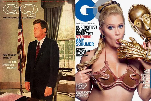 evolutie van tijdschriften gq