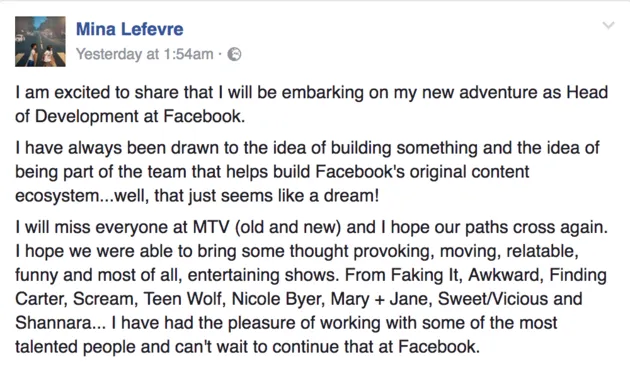 <em>Mina Lefevre op Facebook<\/em>