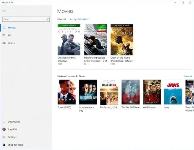 Zo gaat Movies &amp; TV eruit zien!