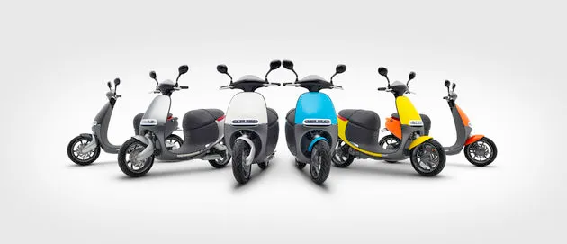 De verschillende scooters