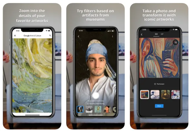 Google Arts &amp; Culture app