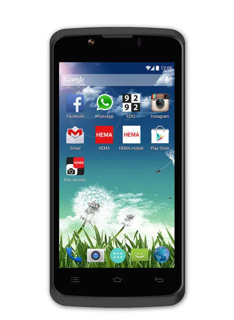 Hema H3 smartphone&nbsp;zwart