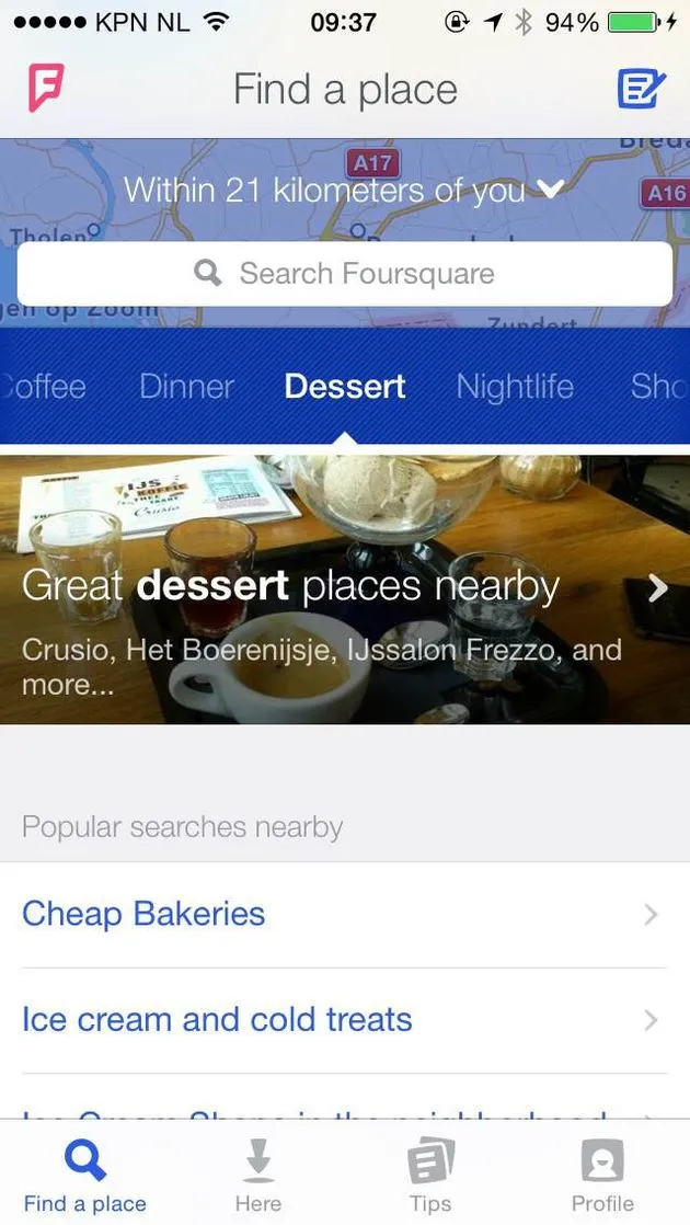 Dessert nearby!