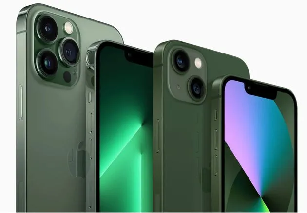 iphone 13 groen