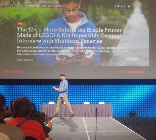 ISEF 2015: Keynote spreker Mick Ebeling over RATA = <em>Revolution Against The Absurd<\/em>