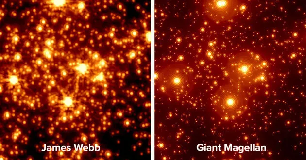 Door samen te werken met de Magellan worden de `ruimtekiekjes` van de JWST straks nog veel beter.